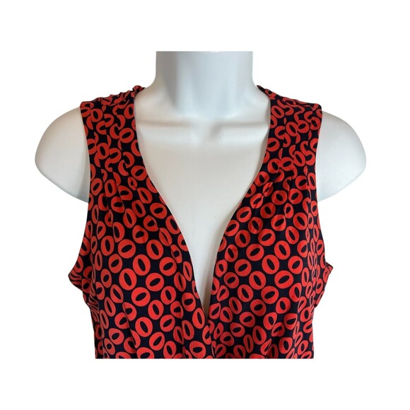 Nikki Nikki Poulos Surplice Wrap Front Wide Leg Jumpsuit  Size S  Jersey Knit - Picture 6 of 11